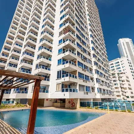 Hermoso En 1br Laguito - Frente A La Playa Apartamento Cartagena